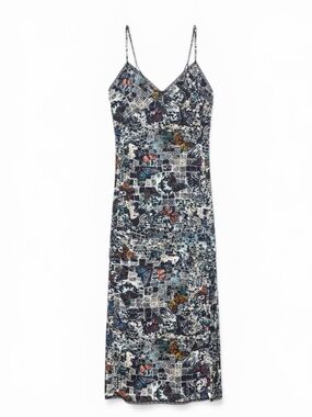 Zadig & Voltaire Ramelil Soft Butterflies Slip Dress Medium